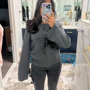 J. Crew bow sleeve sweater